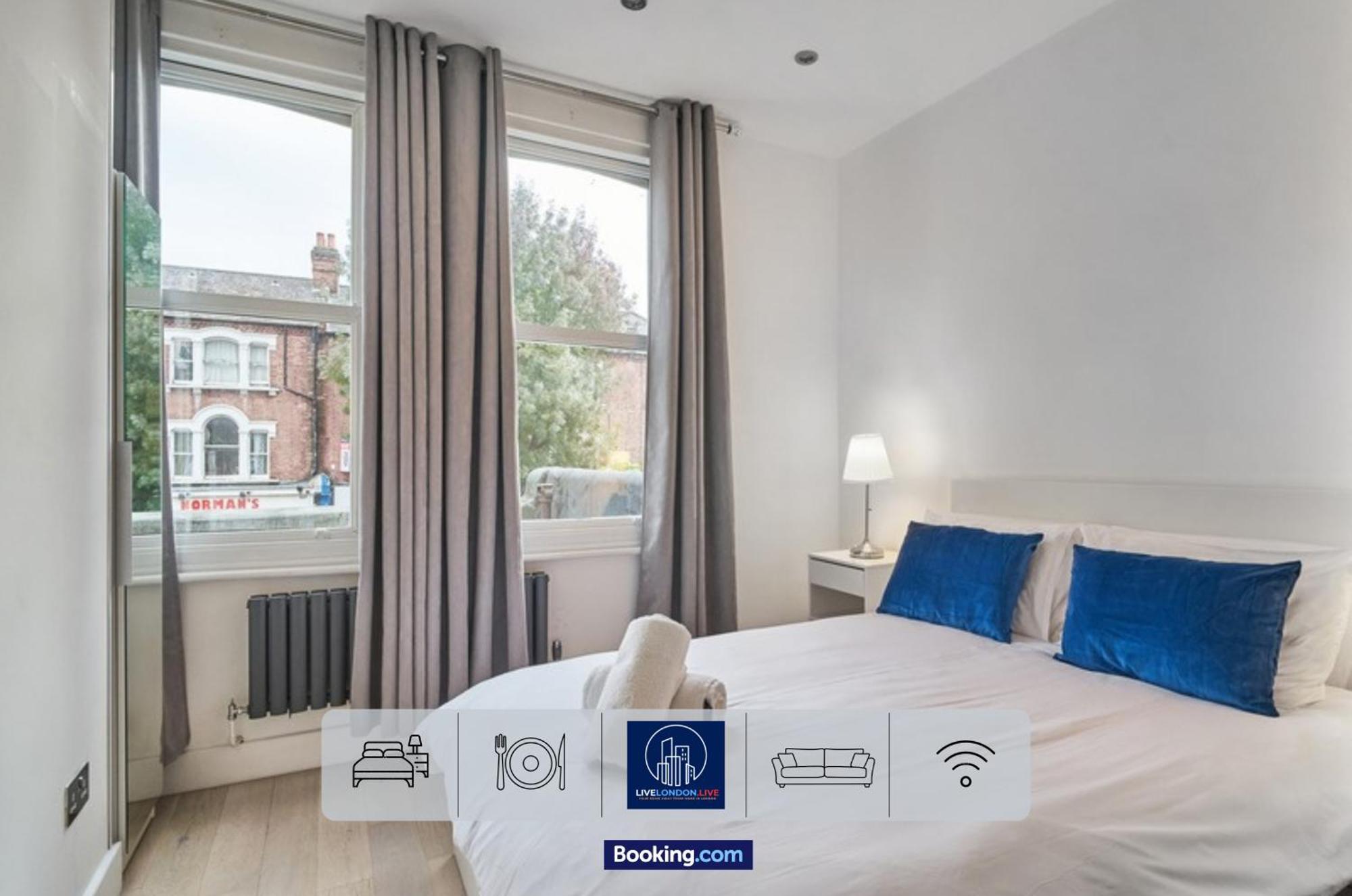 Last-minute Secure L Exclusive Offer L Delightful 2-bedroom In Tufnell Park L Sleeps Up To 5 Guests L By Live Short Lets & Serviced L Apartment *