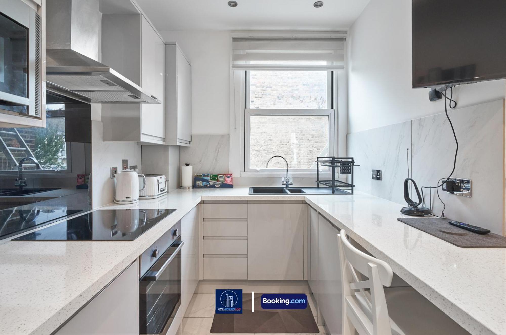 Apartment Last-minute Secure L Exclusive Offer L Delightful 2-bedroom In Tufnell Park L Sleeps Up To 5 Guests L By Live Short Lets & Serviced L *